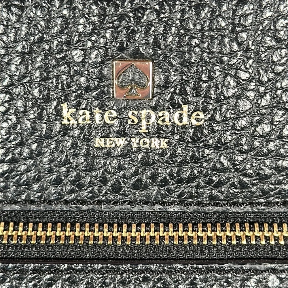 KATE SPADE NEW YORK designer iconic large pebbled leather bag gorgeous like new